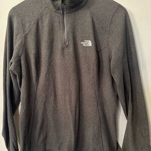 The North Face Gray Quarter-Zip Pullover